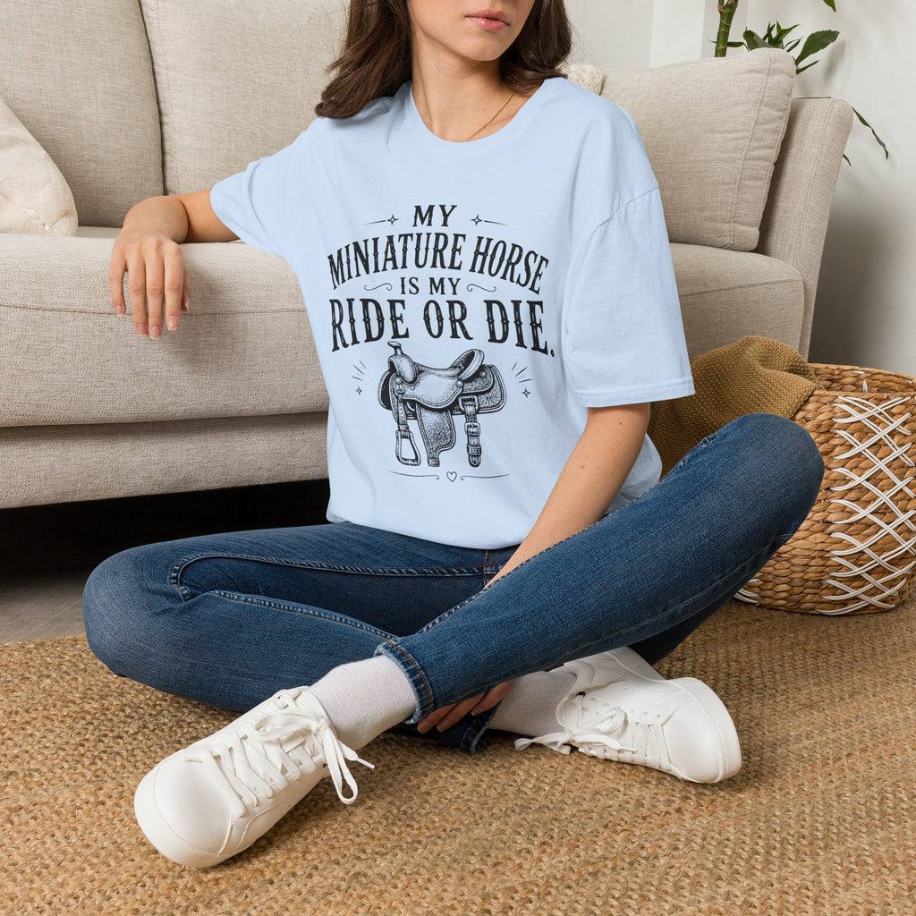 Miniature Horse 'Ride or Die' T-Shirt