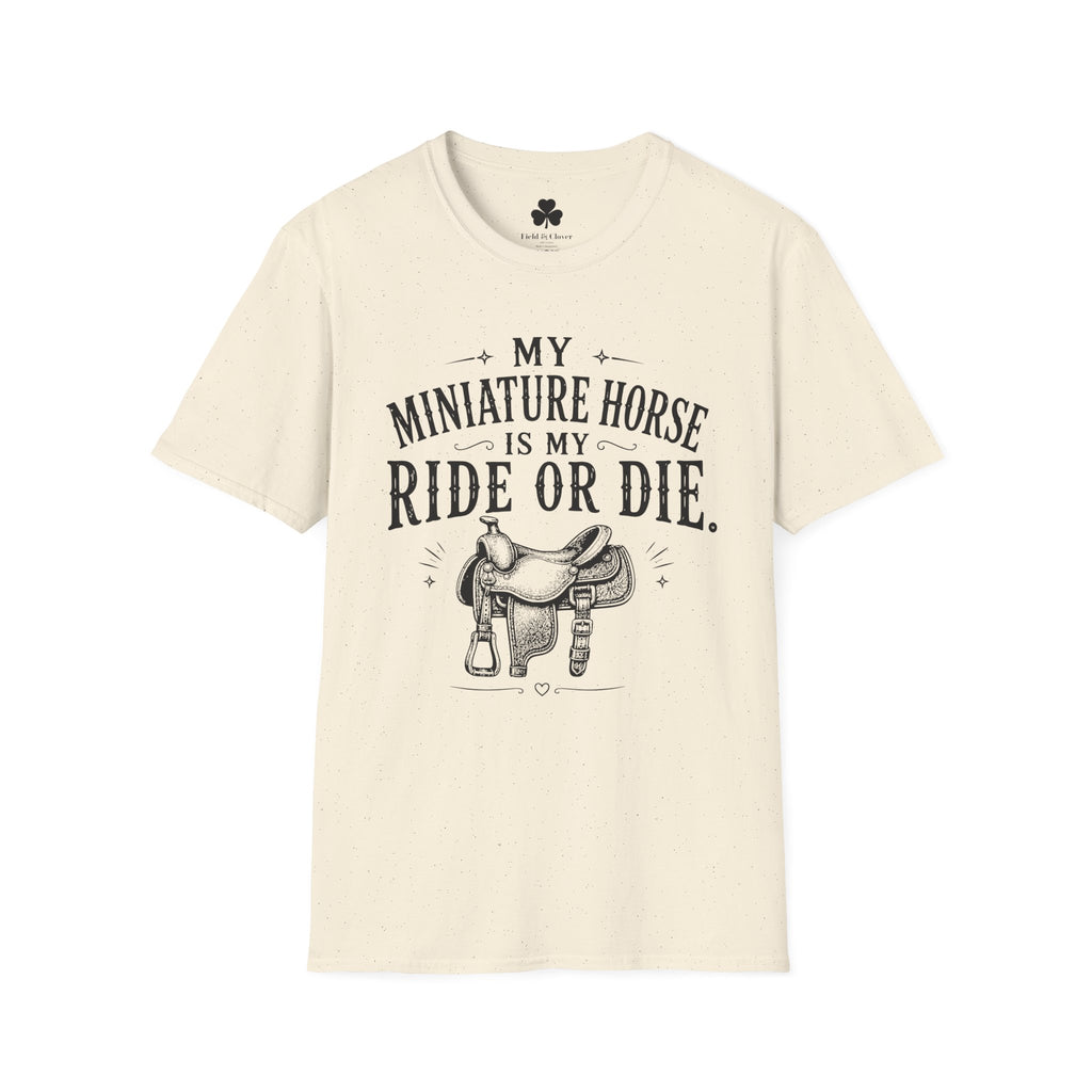 Miniature Horse 'Ride or Die' T-Shirt