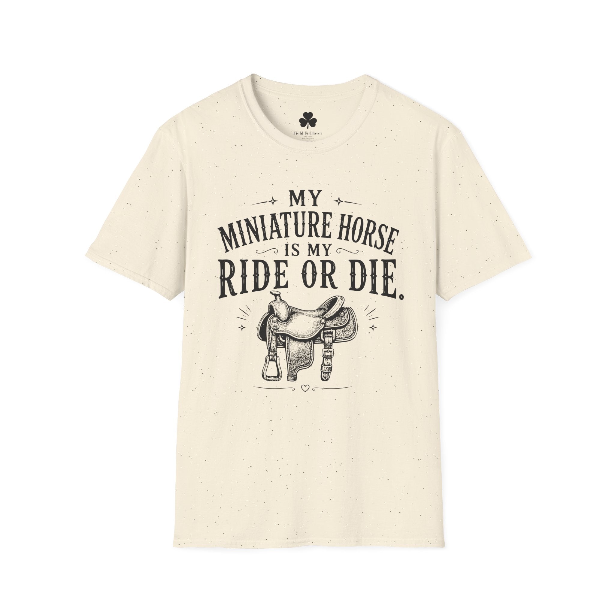 Miniature Horse 'Ride or Die' T-Shirt