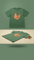 Heritage Green Tee With Barn Banter